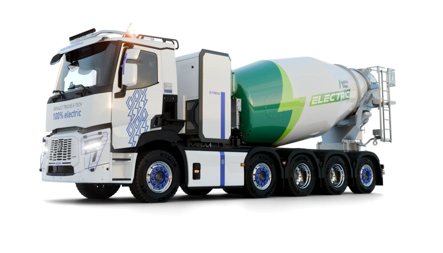Renault Trucks E-Tech C 10x4 Mixer Schwing Stetter